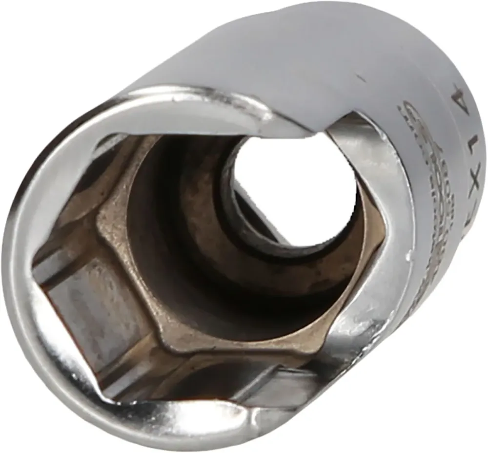 KS TOOLS Llave de vaso angular especial de 3/8' para uniones de tubos, 14 mm ( 460.5087 ) BRILLIANT TOOLS