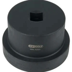 KS TOOLS Llave de vaso de 1' para tuercas de eje con cubo guí, 12 cantos, 110 mm ( 460.4250 ) BRILLIANT TOOLS