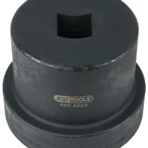 KS TOOLS Llave de vaso de 1' para tuercas de eje con cubo guí, 12 cantos, 85 mm ( 460.4225 ) BRILLIANT TOOLS
