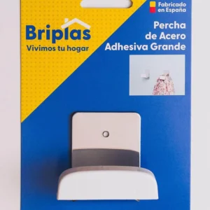 Percha de Acero Adhesiva Grande Briplas