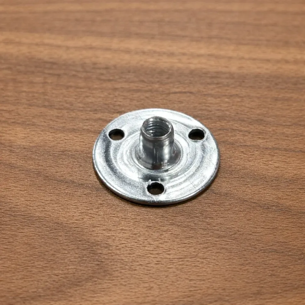 Buje Inserto Con Platina Circular 6mm 50/Unidades