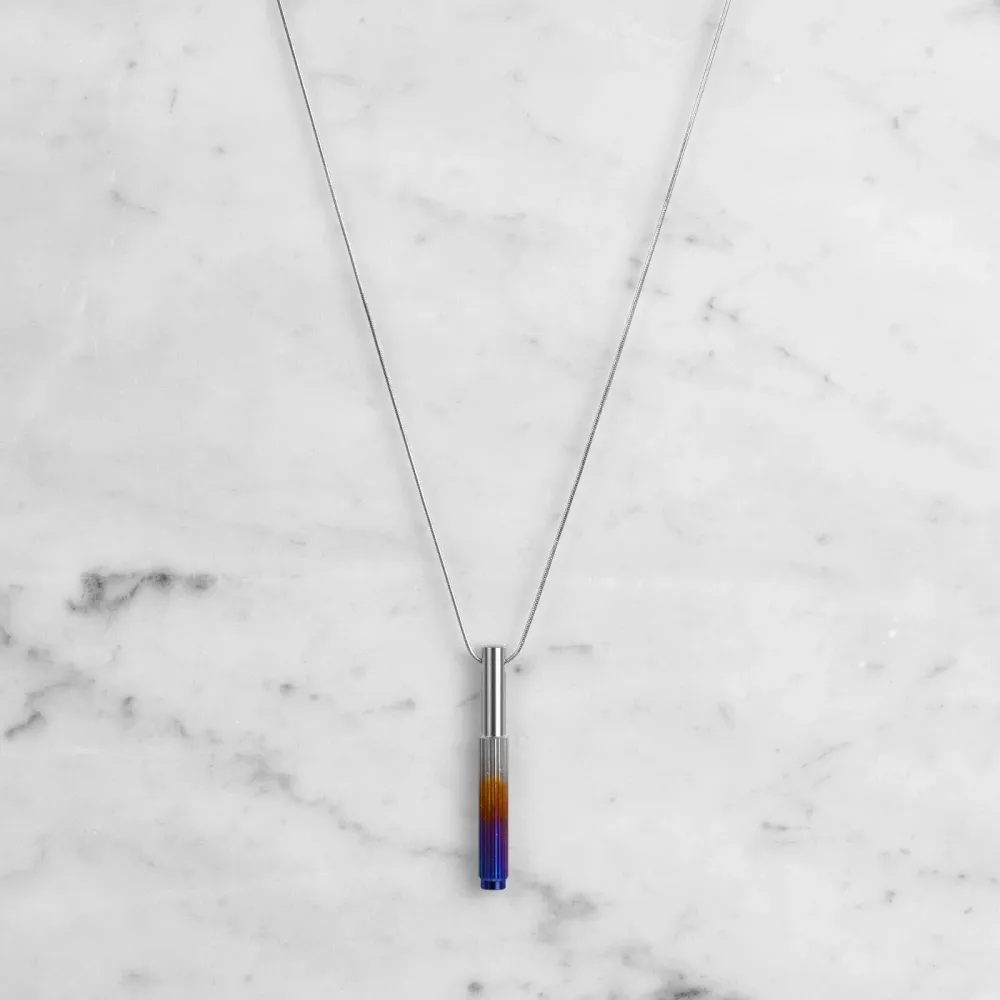 NECKLACE VERTICAL LINEAR BUSTER + PUNCH
