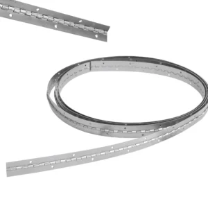 Bisagra piano barrenadas 1-1/2" x 1 m, natural, en caja Lock Casa Ferretera Poniente