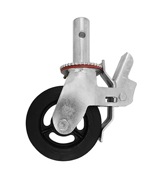 RODAJA ANDAMIO HULE FIERRO GIRA FRENO 6" Casa Ferretera Poniente