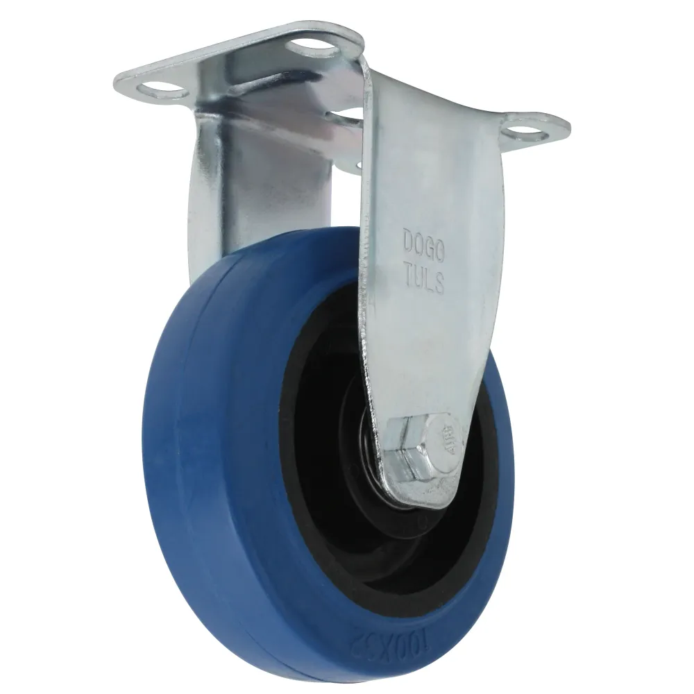 RODAJA GOMA ELASTICA AZUL FIJA 3" Casa Ferretera Poniente