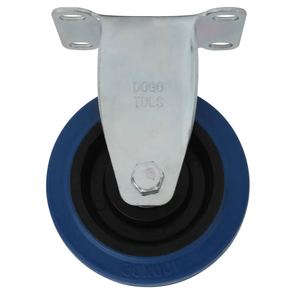 RODAJA GOMA ELASTICA AZUL FIJA 4" Casa Ferretera Poniente