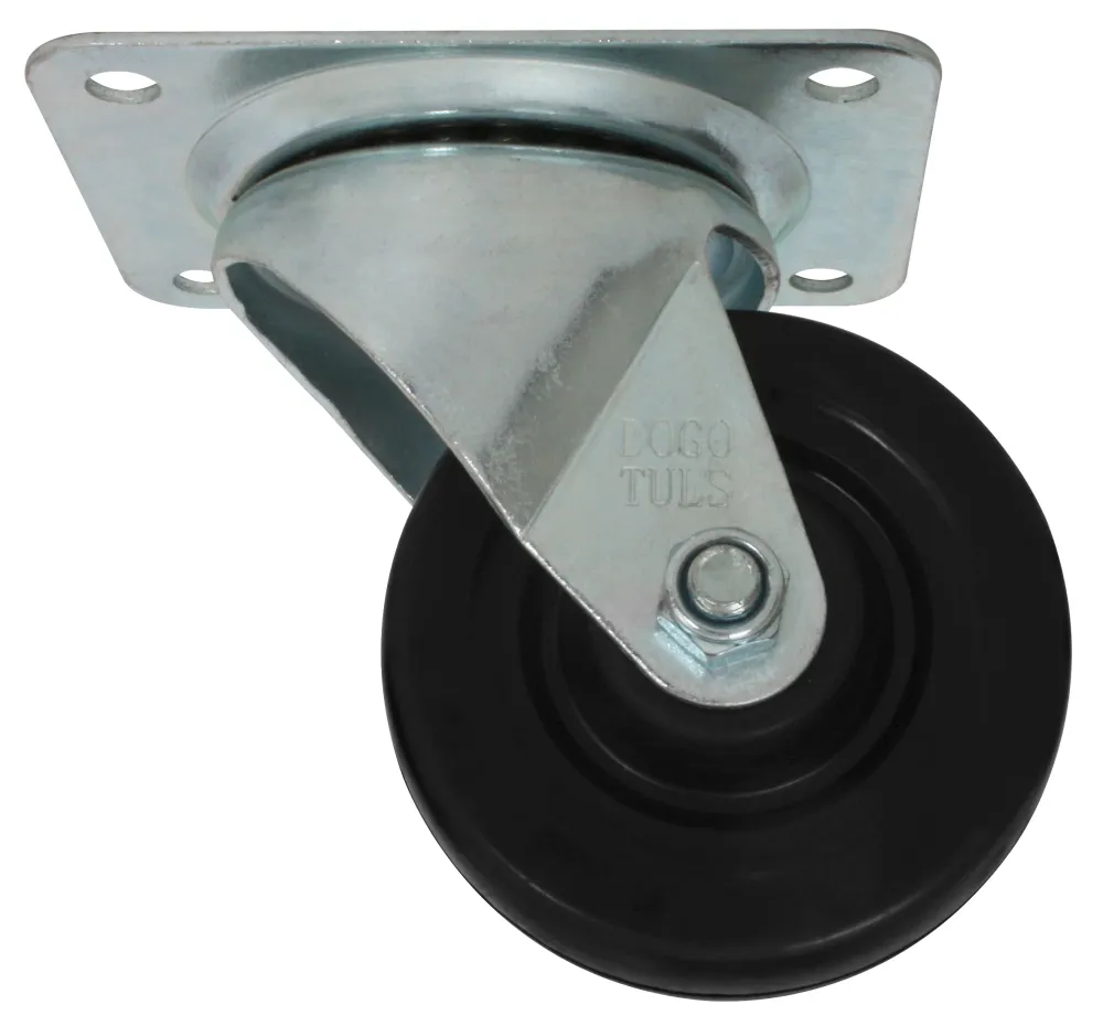 RODAJA HULE NEGRO GIRATORIA 2-1/2" BUJE Casa Ferretera Poniente