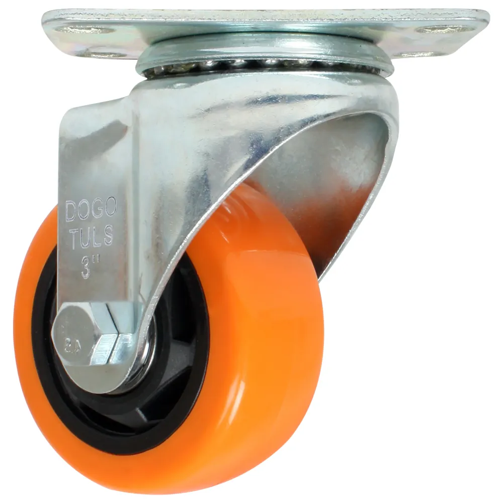 RODAJA PVC NARANJA GIRATORIA 3" Casa Ferretera Poniente