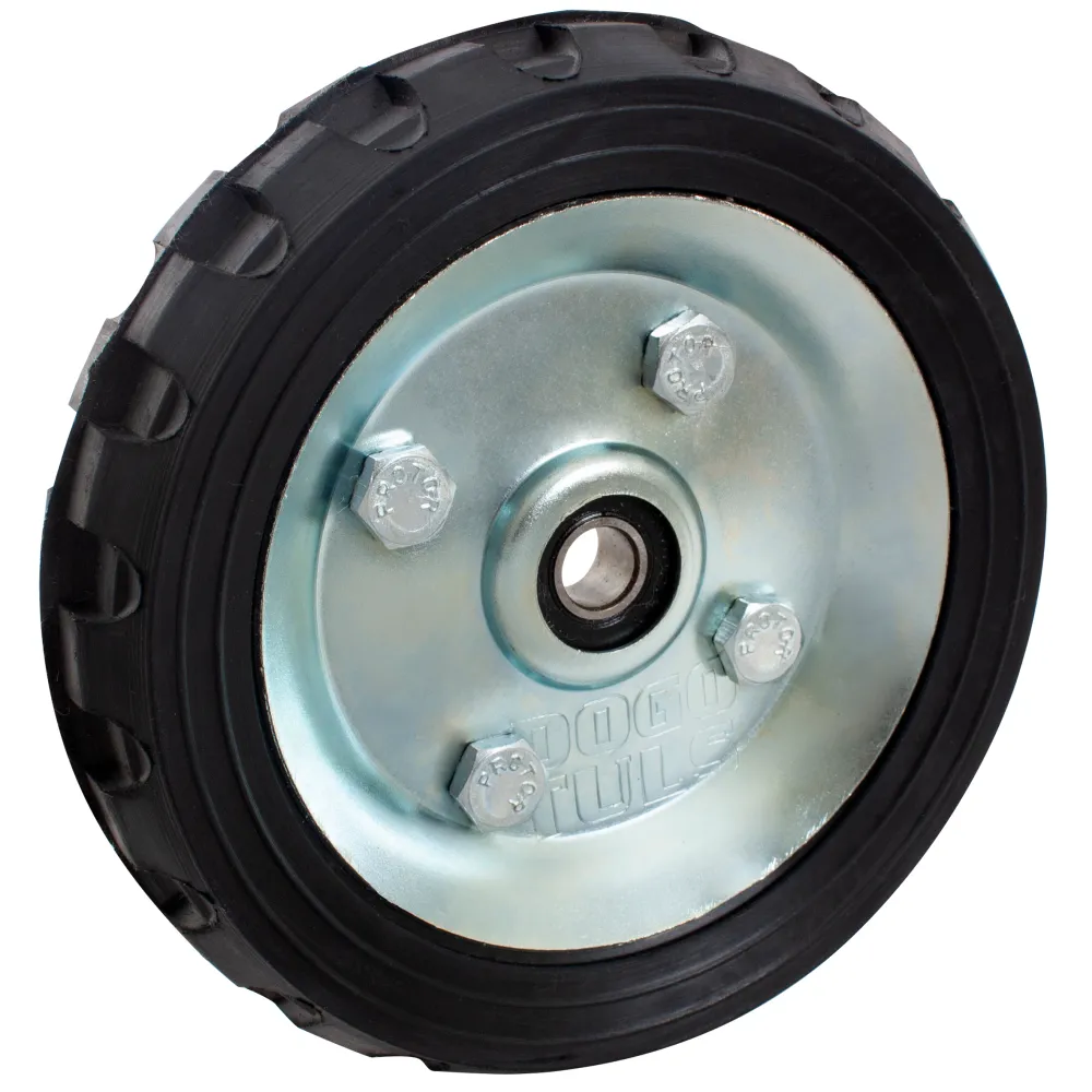 RUEDA DIABLO 5" UN BALERO FLECHA 10MM Casa Ferretera Poniente