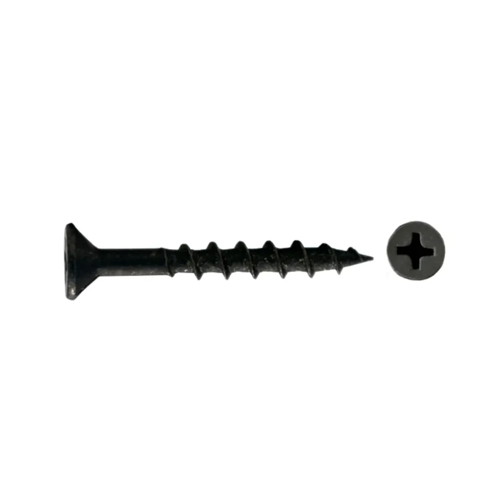 TORNILLO VEKER CABEZA PLANA PHILLIPS 10x3-1/2" NEGRO (Se vende por pieza) Casa Ferretera Poniente