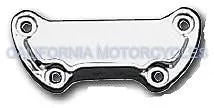 Abrazadera De Manillar Standard Finned Cromada Para Harley-Davidson® CCE