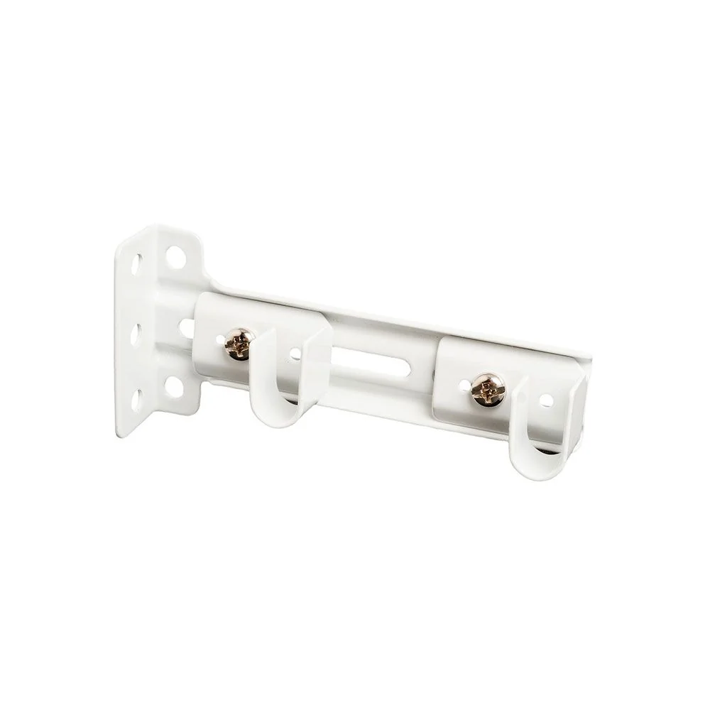 SOPORTE LATERAL DOBLE RIEL REFORZADO BLANCO, 2 uds CINTACOR
