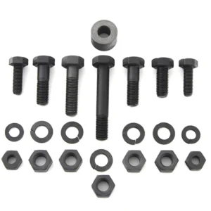 Exhaust Clamp Bolt Kit Parkerized Harley-Davidson Knucklehead & Panhead Colony