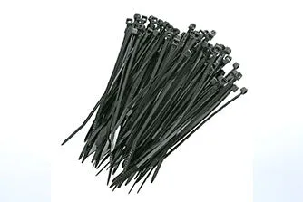CORREA DE AMARRE T8 20 CM NEGRO X 100