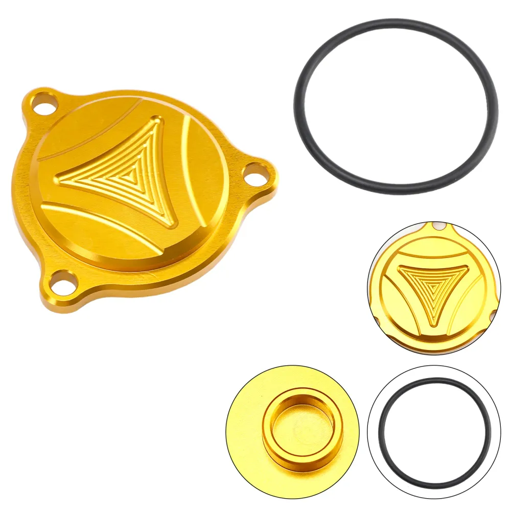 Cubierta de filtro de aceite dorado CNC para Suzuki Burgman UH 125 150 200 DR-Z 400 E S SM