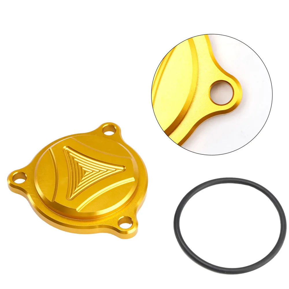 Cubierta de filtro de aceite dorado CNC para Suzuki Burgman UH 125 150 200 DR-Z 400 E S SM