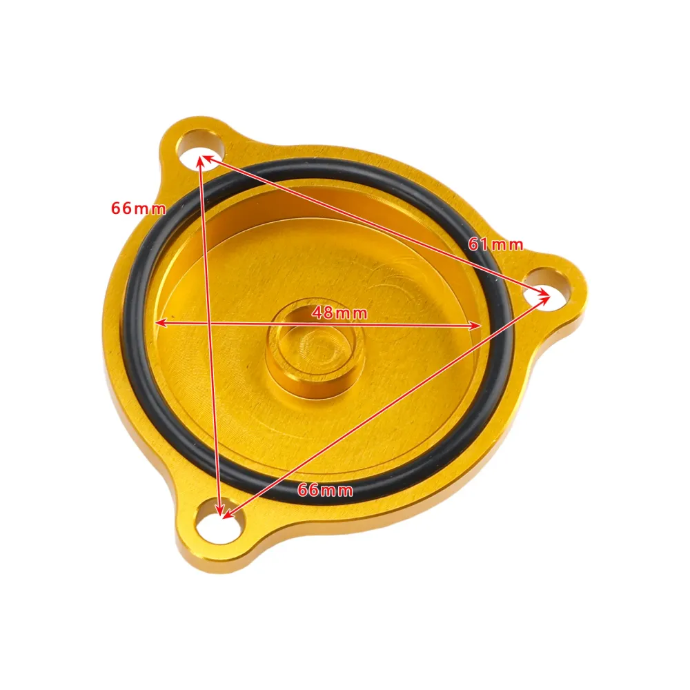 Cubierta de filtro de aceite dorado CNC para Suzuki Burgman UH 125 150 200 DR-Z 400 E S SM