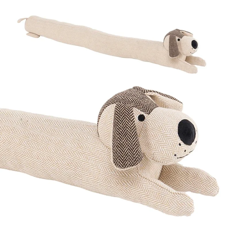 BURLETE CORTAVIENTOS PERRO BEIGE DCASA