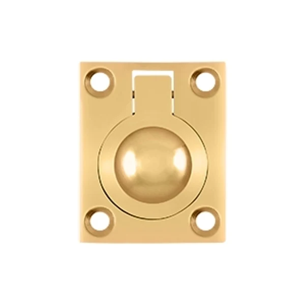 Tirador de Anillo Empotrado 1.3/4" x 1.3/8" Acabado US3 PVD - Deltana