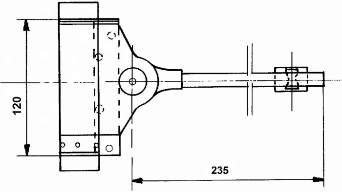 Cierrapuertas de muelle DENI / muelle índice ( 3000215028 ) para puertas pesadas galvanizado