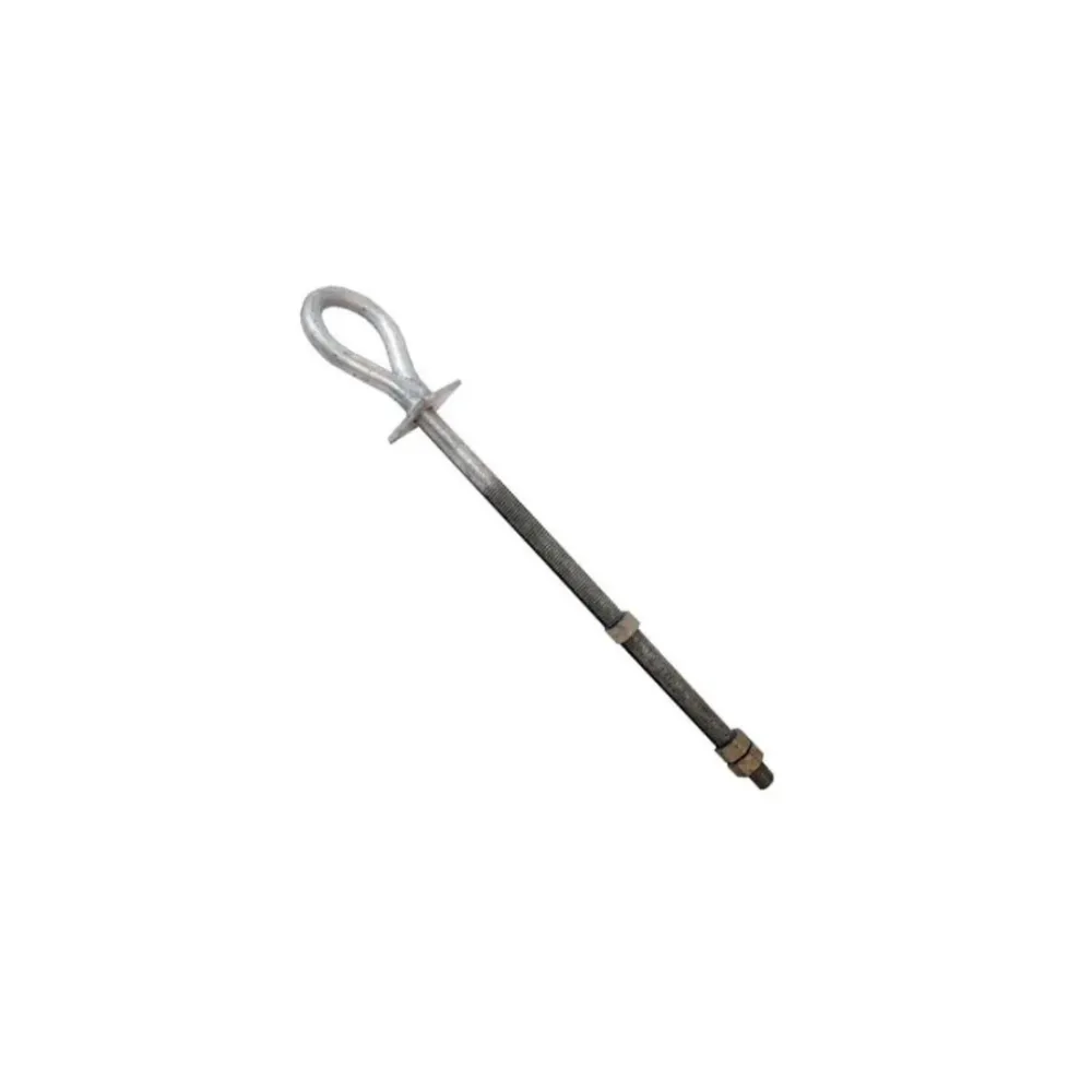 Perno ojo galvanizado 5/8X17" con 3 tuerca DistritoLed ®