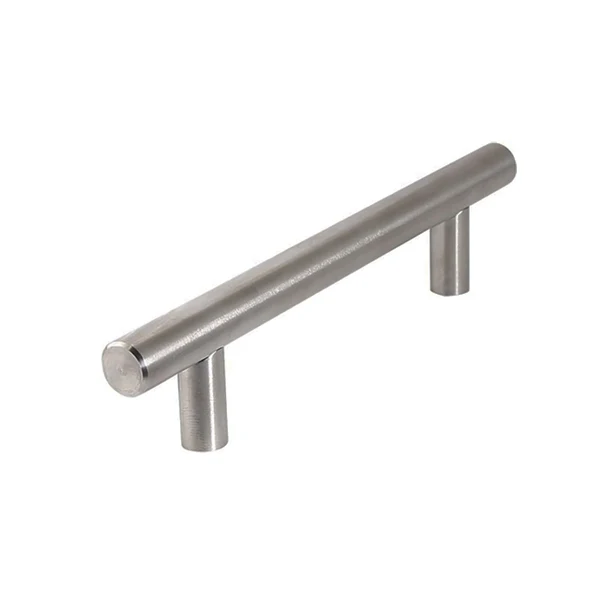 Tirador de manija recto liviano acero inoxidable 96x12mm Dmueble