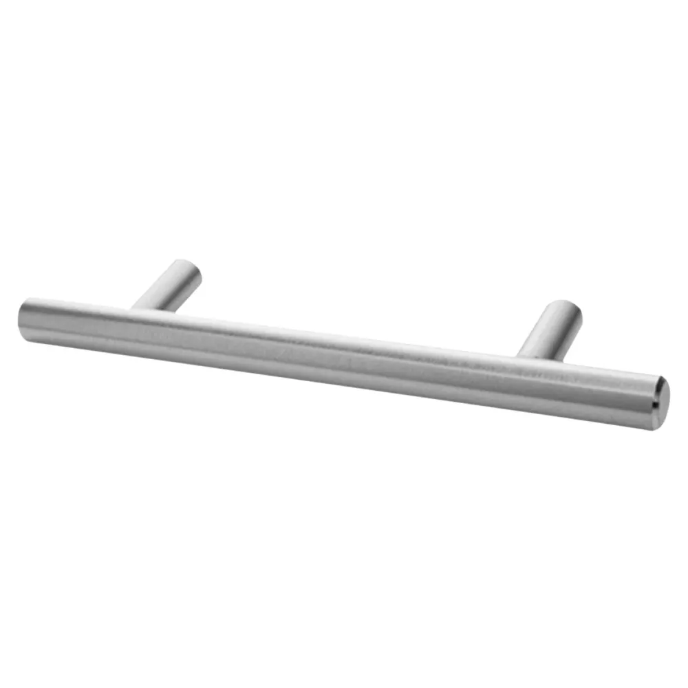 Tirador de manija recto liviano acero inoxidable 96mm Dmueble