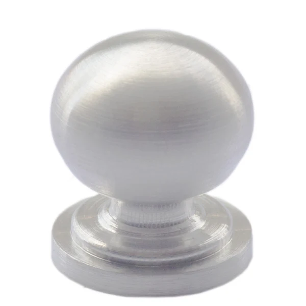 Tirador perilla bolon acero inoxidable 1" Dmueble