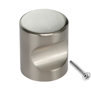 Tirador perilla dedo acero inoxidable 1" Dmueble