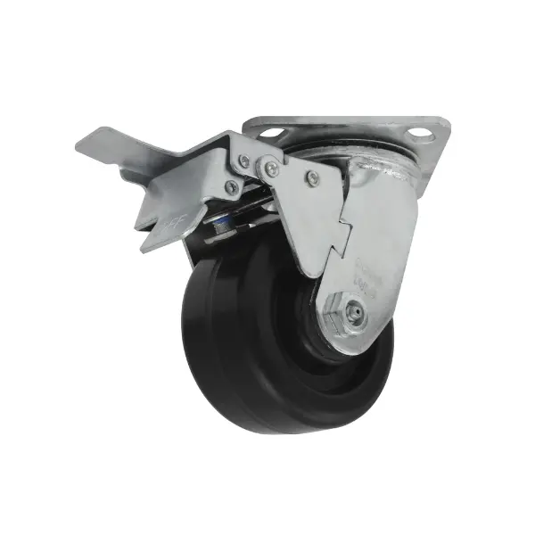 Rodaja Fenólica 4" Dogotuls Giratoria con Freno, 160 °C