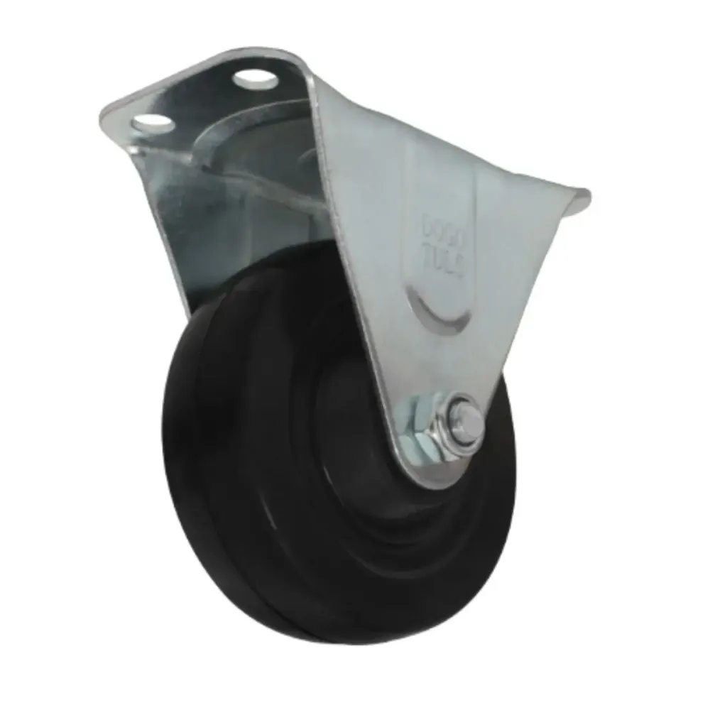 Rodaja Hule Dogotuls Negro Fija 4" con Buje