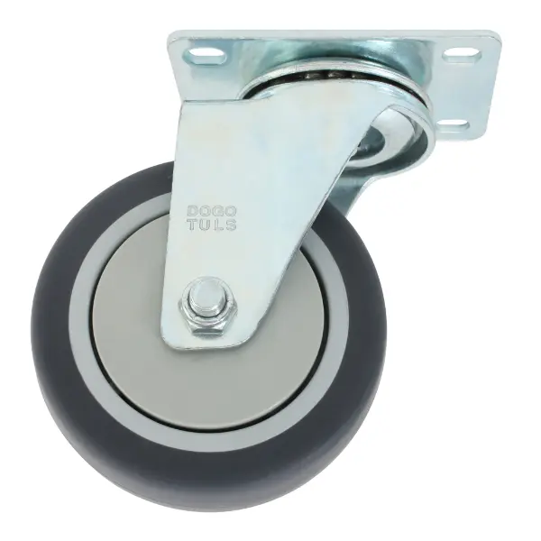 Rodaja PP Y TPR Gris Giratoria 3" Dogotuls