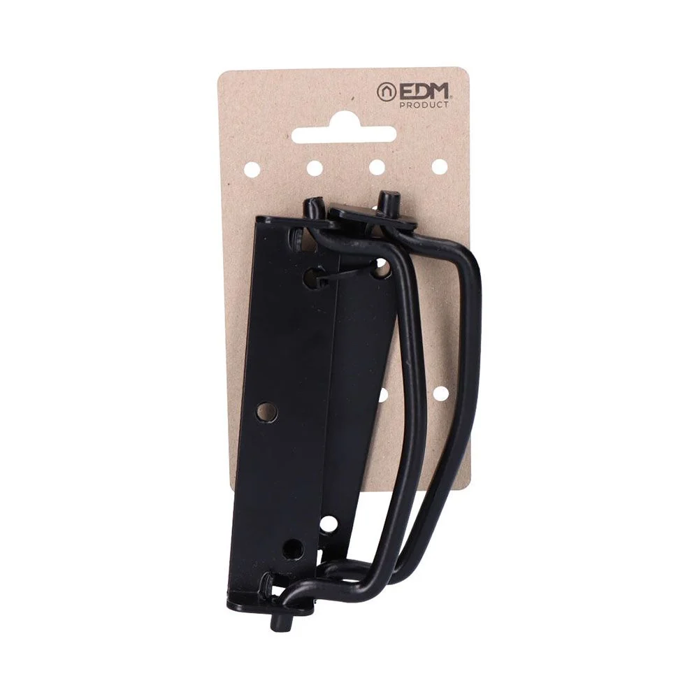 ASA ABATIBLE CON TOPE (2 UNIDADES) 125mm COLOR NEGRO EDM