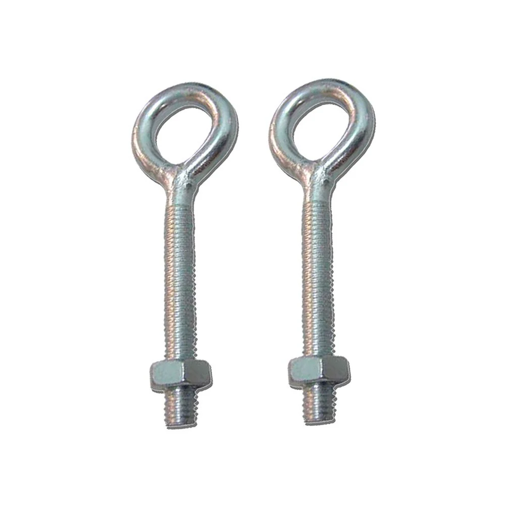 HEMBRILLA SOLDADA CON TUERCA HM01, M8 x 60 mm, ZINCADO, BLISTER 2 uds EDM