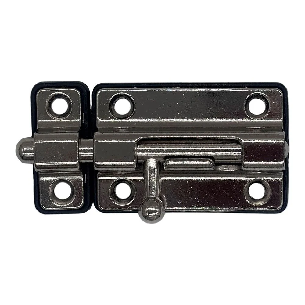 PASADOR CERROJO BASE PLÁSTICA 50 mm CROMO EDM