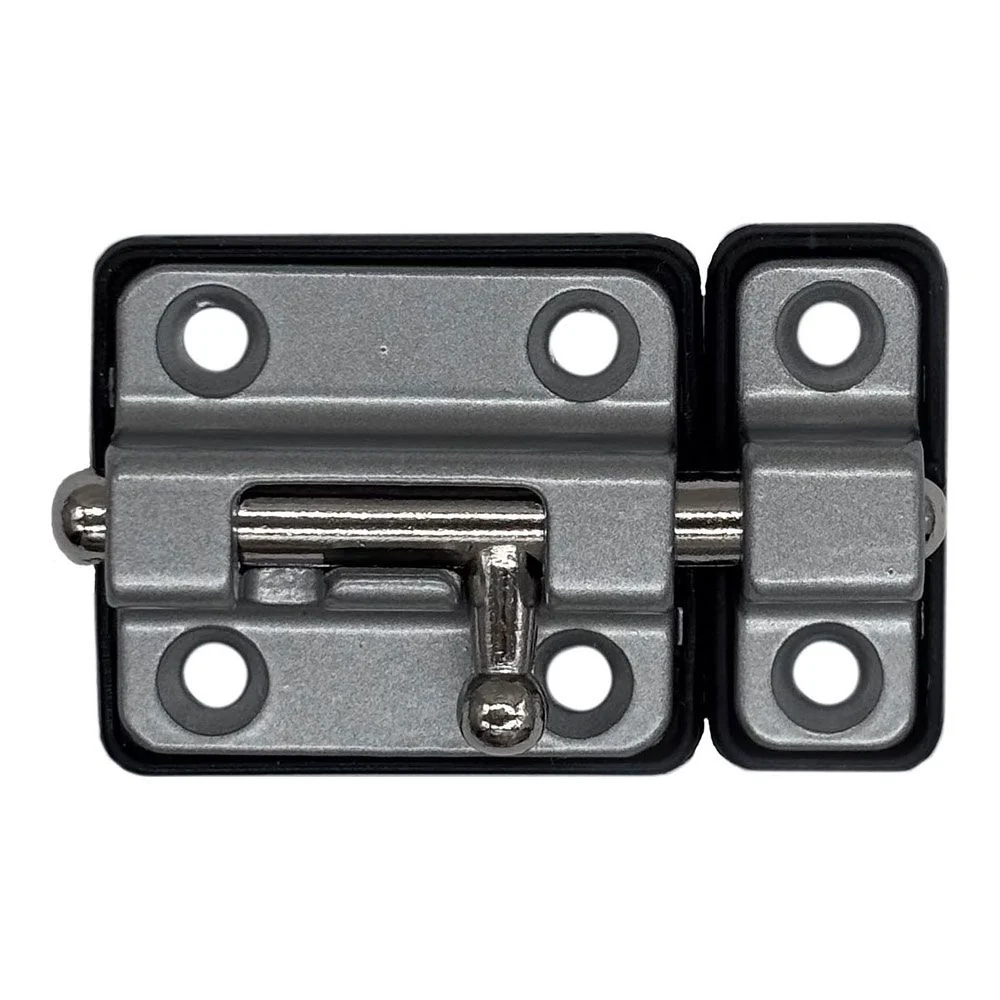 PASADOR CERROJO BASE PLÁSTICA 35 mm CROMO MATE EDM