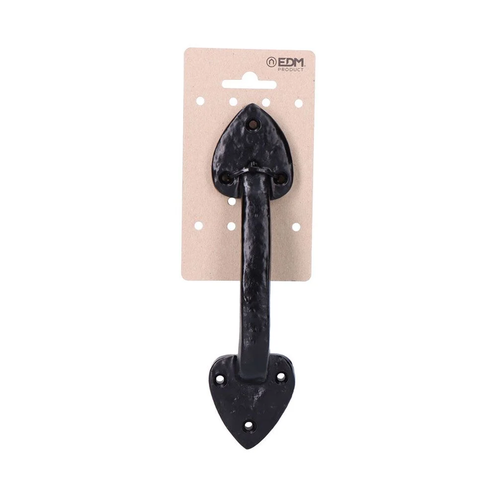 TIRADOR PUERTA 210mm FORJA NEGRO EDM