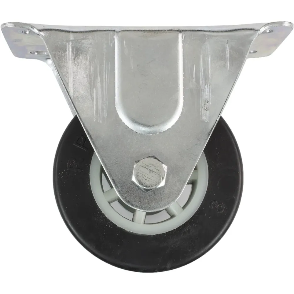 Rodaja Plana 3" C/P Fija T/Pesado Pvc Electrodomesticos Olvera
