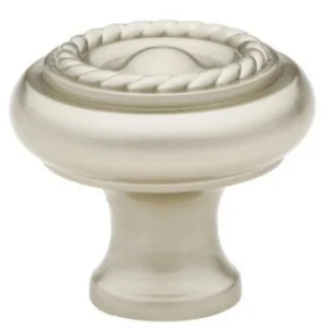 Tirador de Gaveta o Puerta de Bronce Sólido de 1,.25" Modelo Rope Emtek Color US26