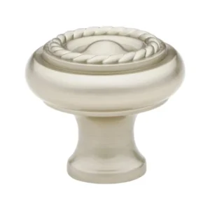 Tirador de Gaveta o Puerta de Bronce Solido de 1" Modelo Rope Acabado US15 Emtek