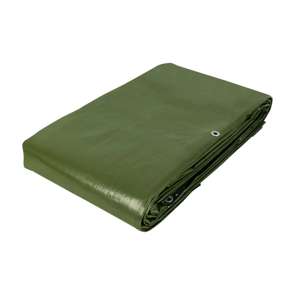 Lona uso rudo, verde olivo, 6 X 9 m, Truper Expert 16378 LT-69X