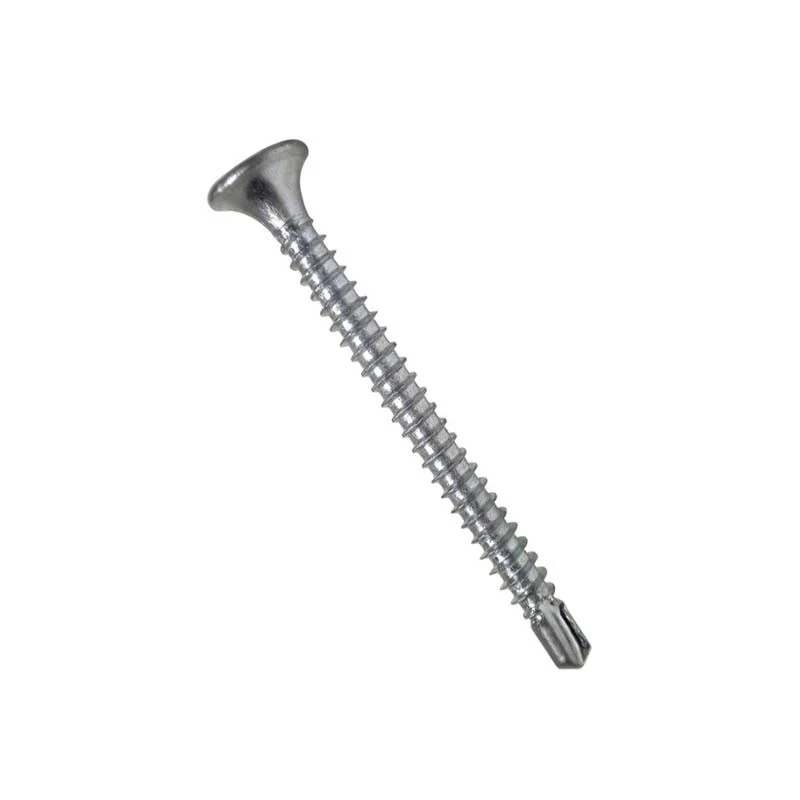 TORNILLO ZINCADO VOLC PUNTA BROCA 1 5/8X6" 100UDS FERRETERIA CHACABUCO