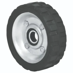 Fiero RD-41 Rueda de hule sólido 4-1/2', un balero