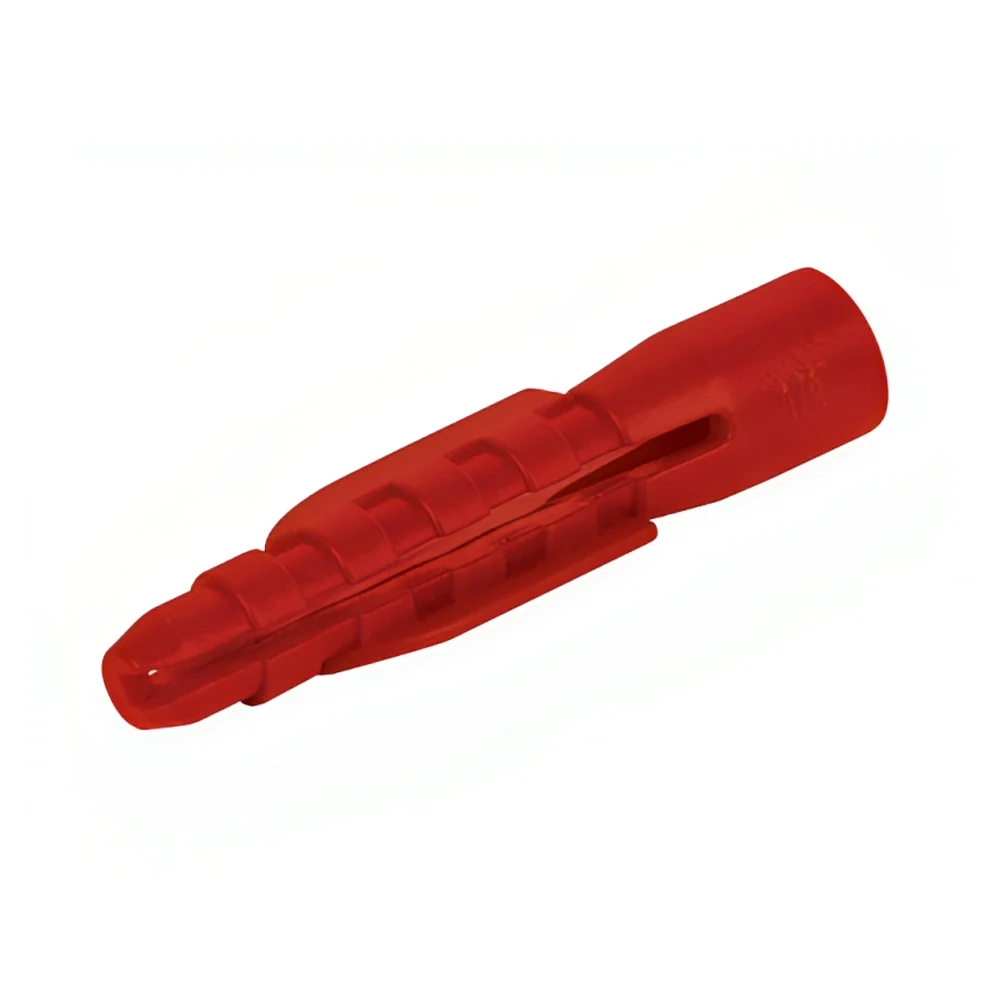 Taquete Rojo 1/4" Fiero 44199 Plastico
