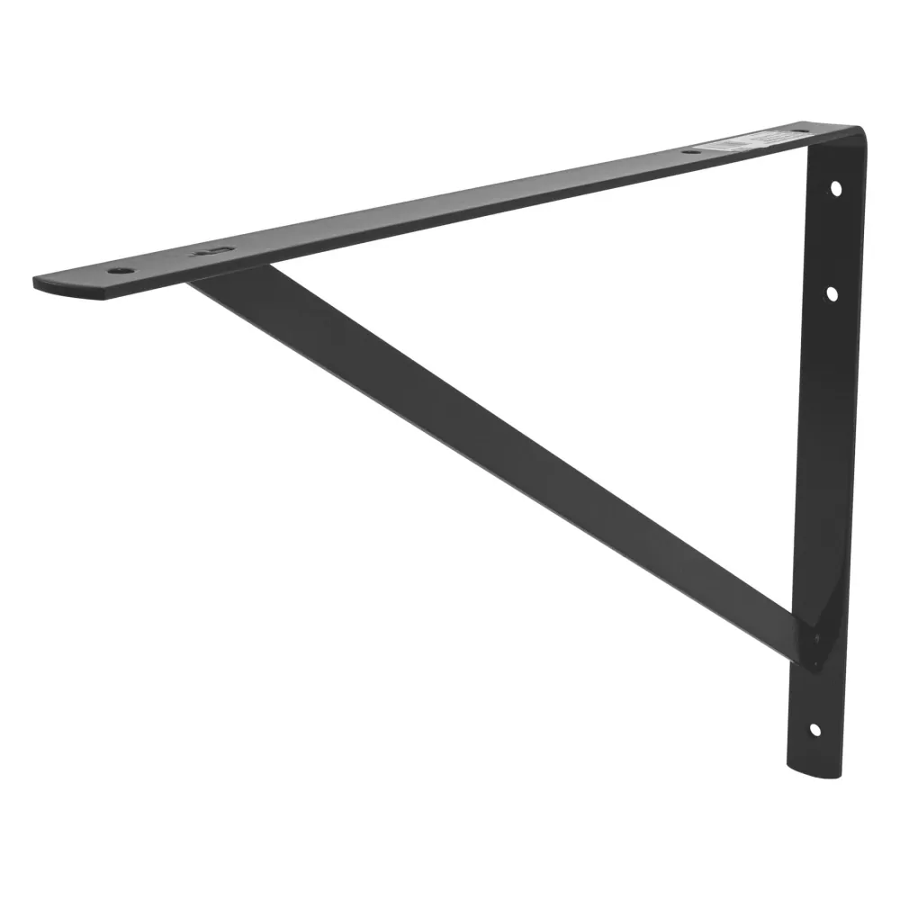 Truper MER-20N Ménsula de acero reforzada negra 13 x 20' Fiero
