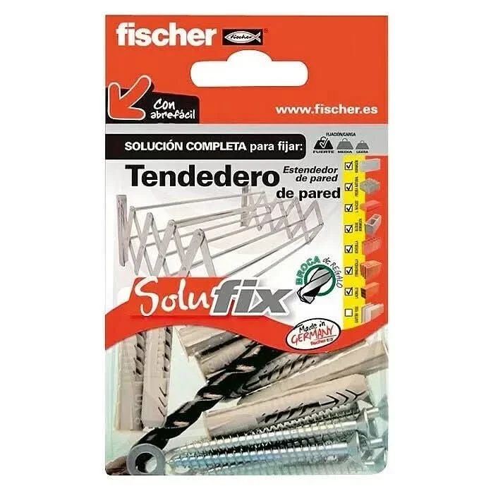 Solufix Tendedero de Pared fischer