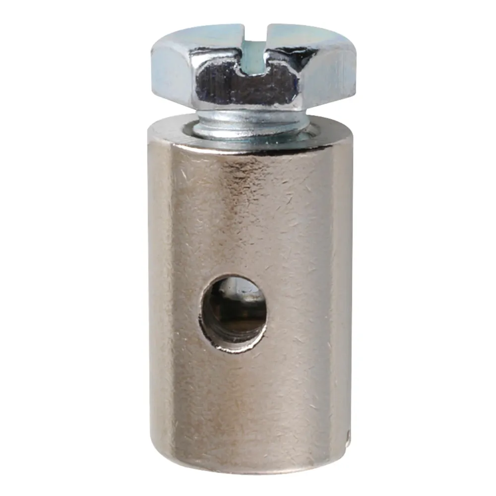 Boquilla roscada Ø 3,0 mm, eje Ø 10 mm, latón niquelado Fix Nippel