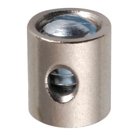 Boquilla roscada Ø 1,8 mm, eje Ø 5,5 mm latón niquelado Fix Nippel