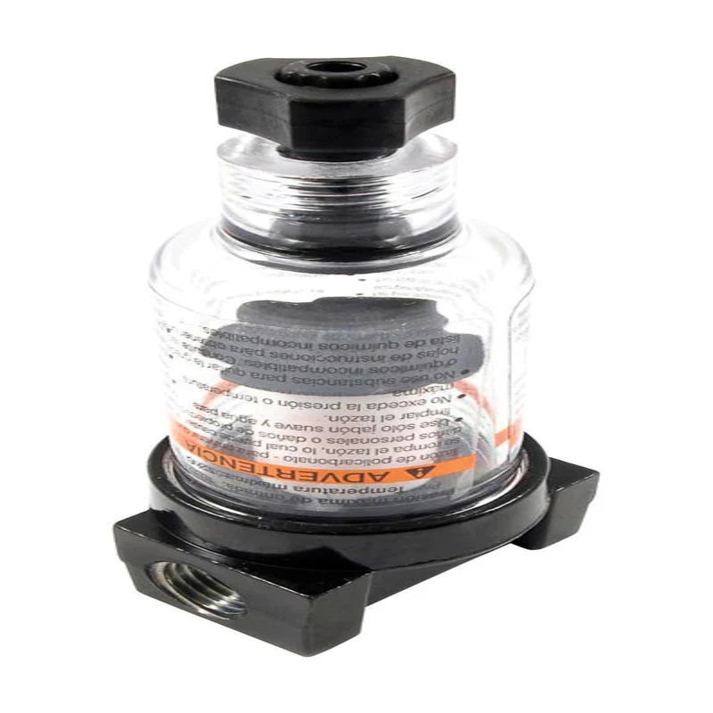 Mini filtro de aire Forney de plástico/acero de 1/4 pulg. NPT, 150 psi, 1 unidad - Oferta de la semana