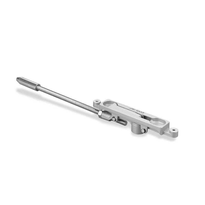 FLUSHBOLT BLANCO CON VARILLA GUIA METALICA CONTRAFRENTE Y TAPA DE NYLON GAAB